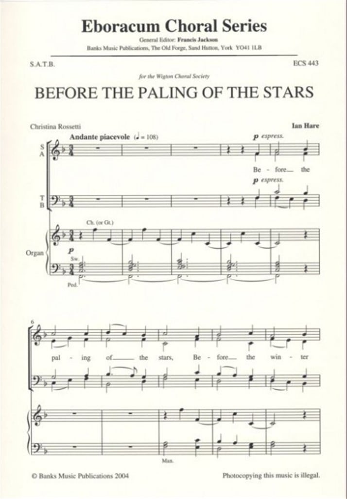 Before The Paling Of The Stars