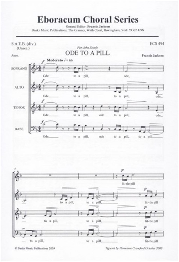Ode To A Pill