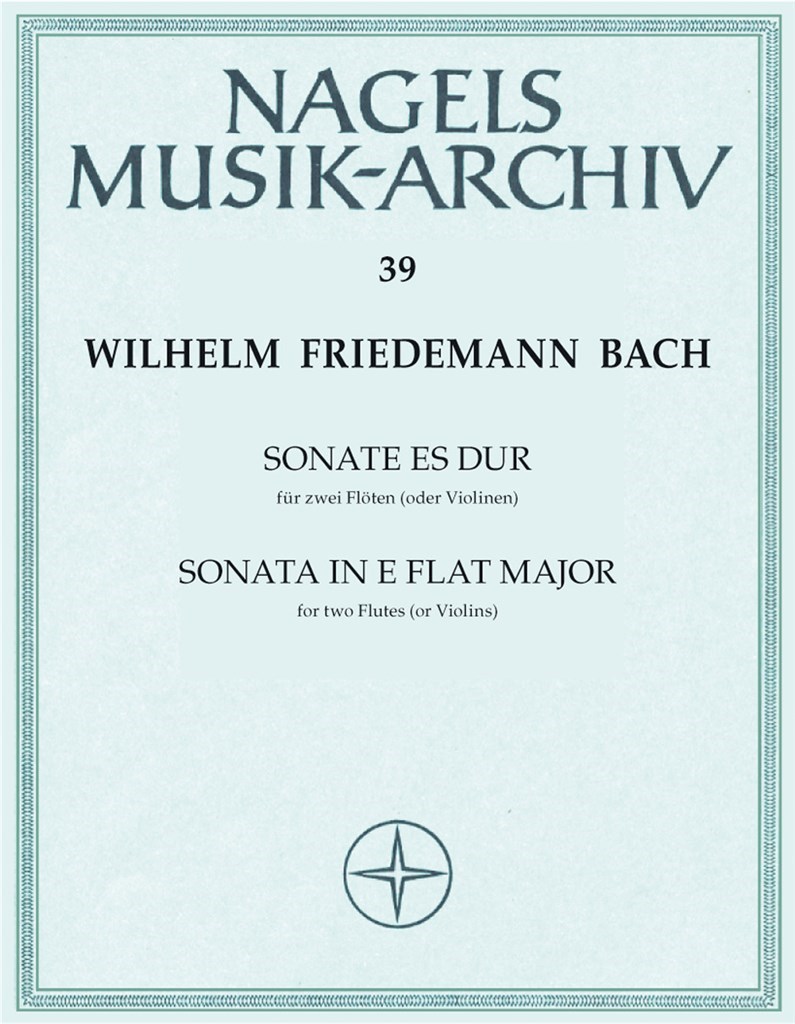 Sonate fur zwei Floten E flat major