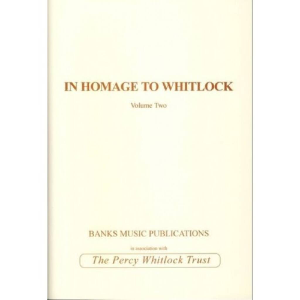 In Homage To Whitlock - Book 2