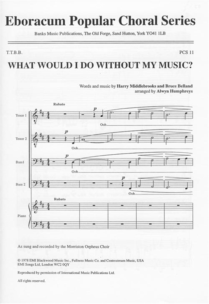 What Would I Do Without My Music?