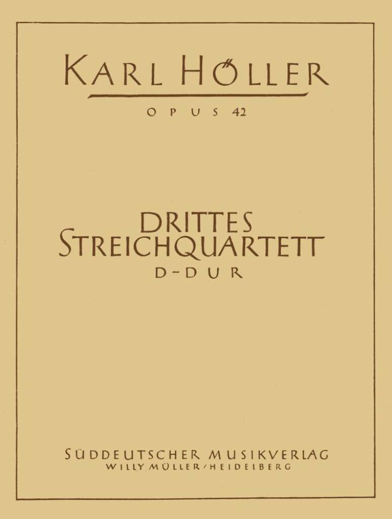 Drittes Streichquartett