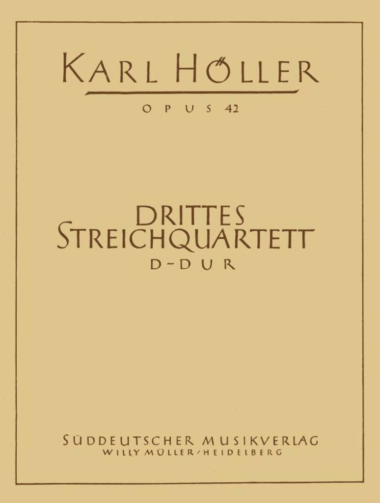 Drittes Streichquartett