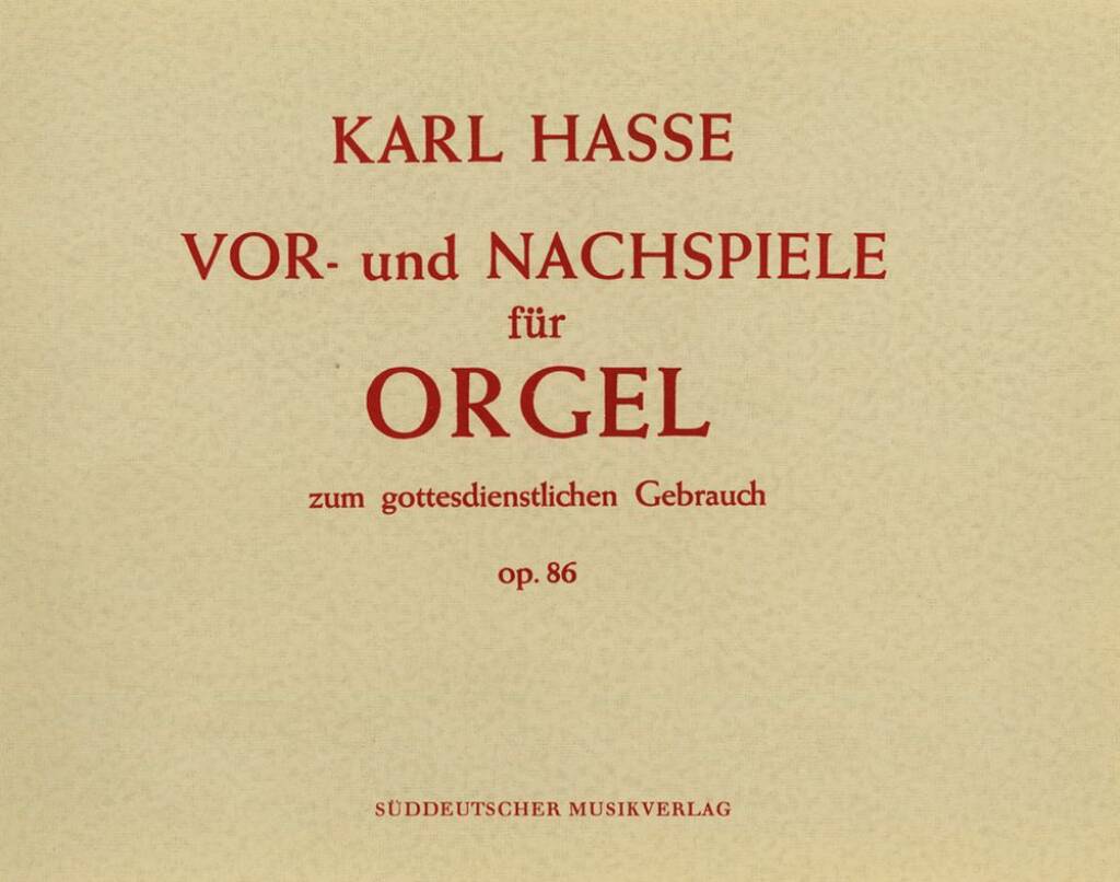 16 Vor- und Nachspiele zum gottesdienstlichen Gebr