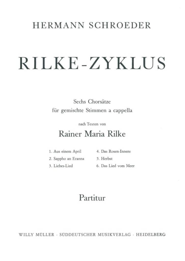 Rilke-Zyklus