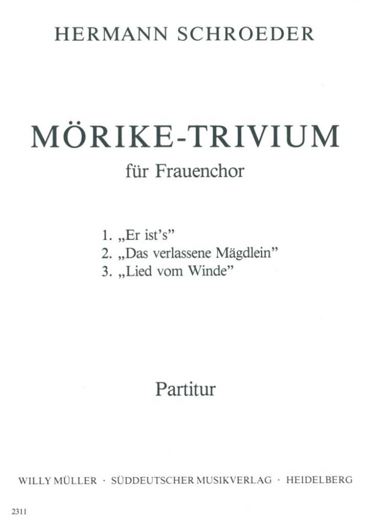 Morike-Trivium fur Frauenchor