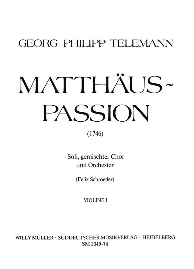 Matthaus-Passion (1746)