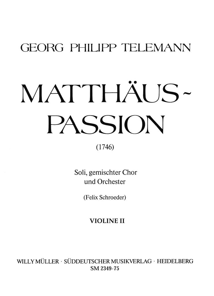 Matthaus-Passion (1746)