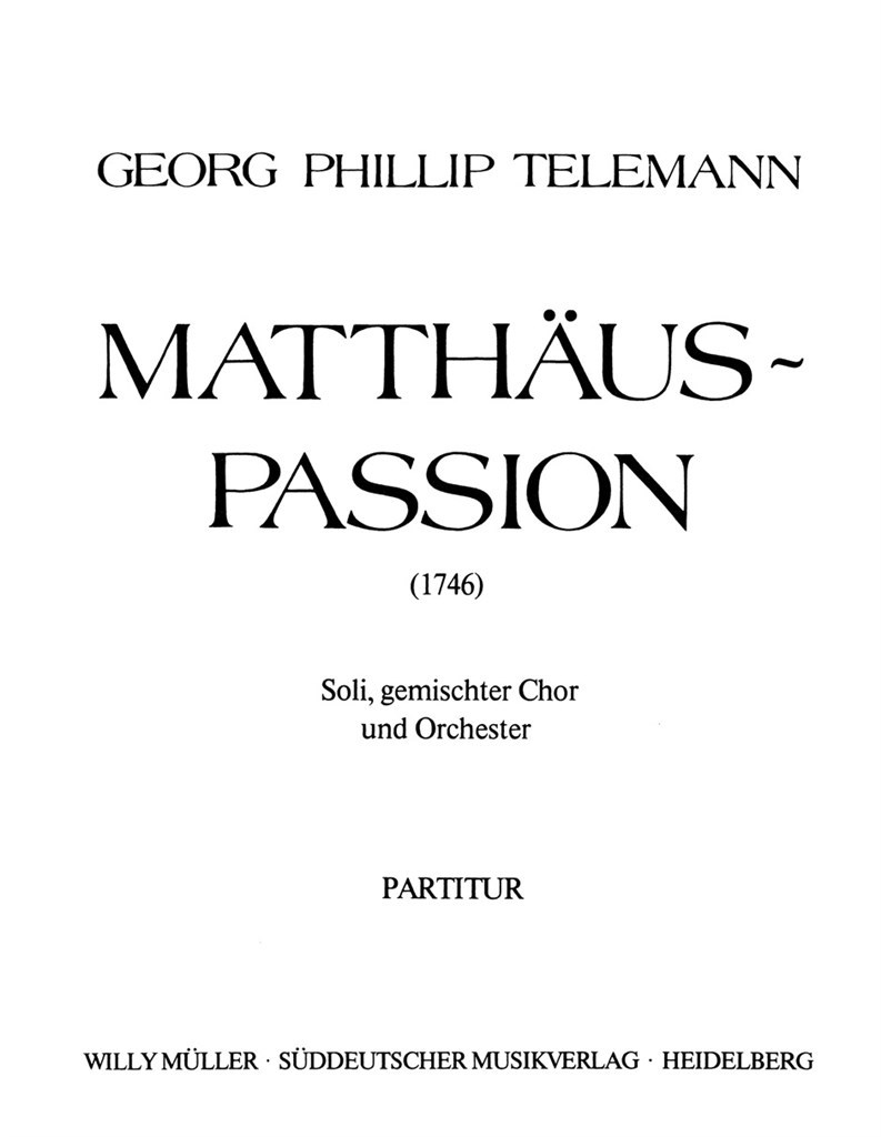Matthaus-Passion (1746)