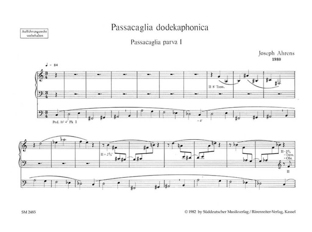 Passacaglia dodekaphonica (1980)