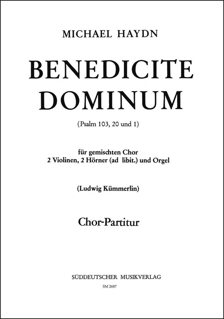 Benedicite Dominum