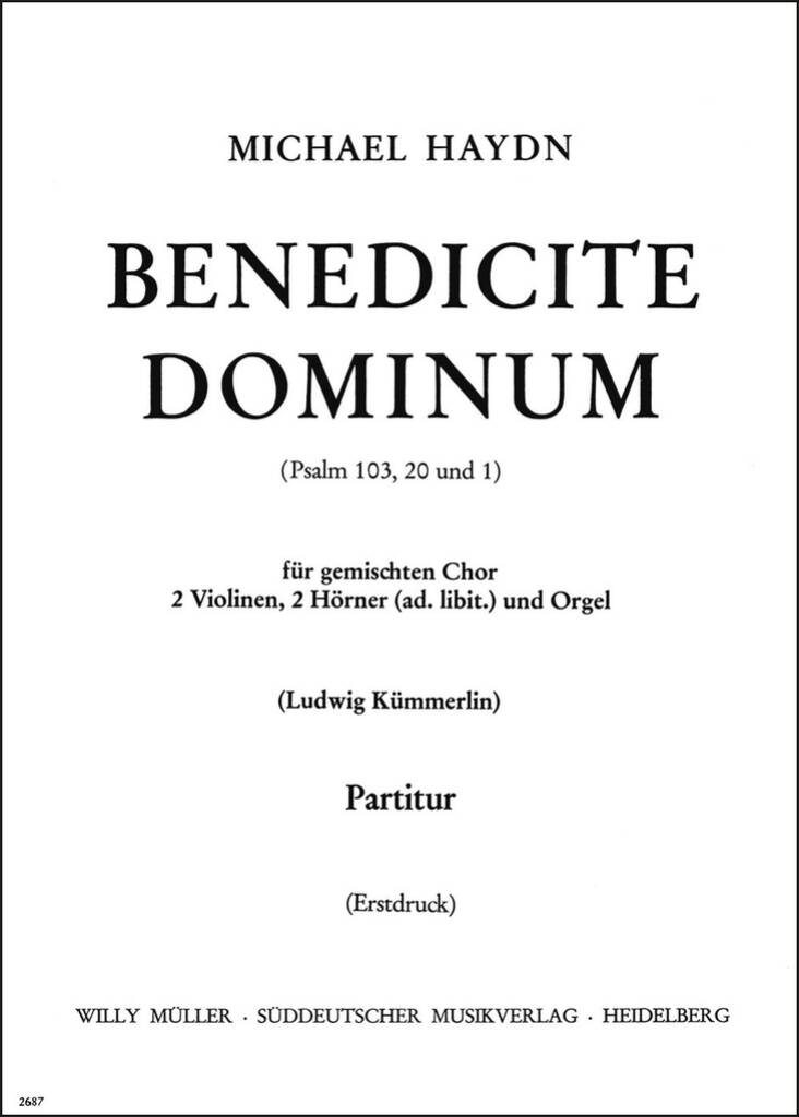 Benedicite Dominum