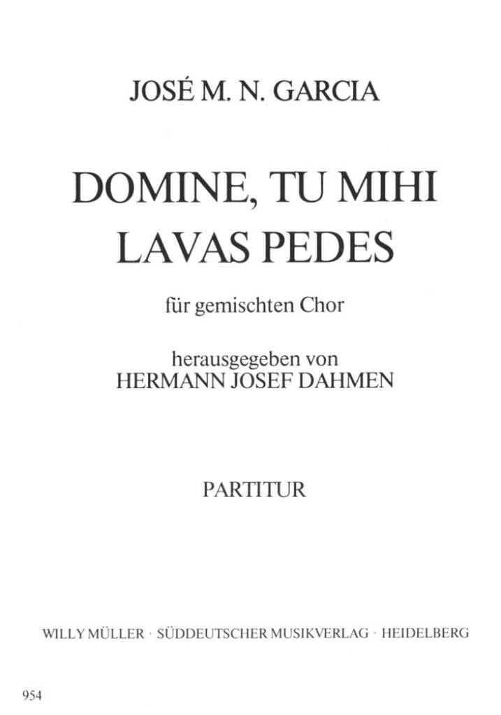 Domine, tu mihi lavas pedes