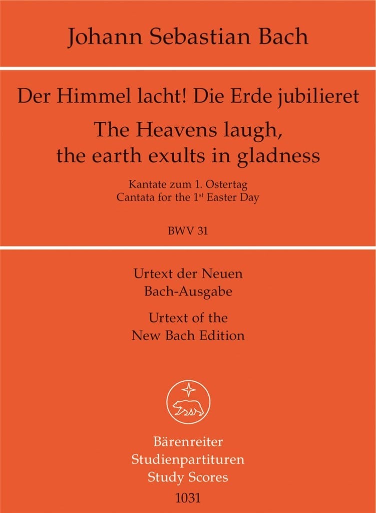 The Heavens laugh, the earth exults in gladness