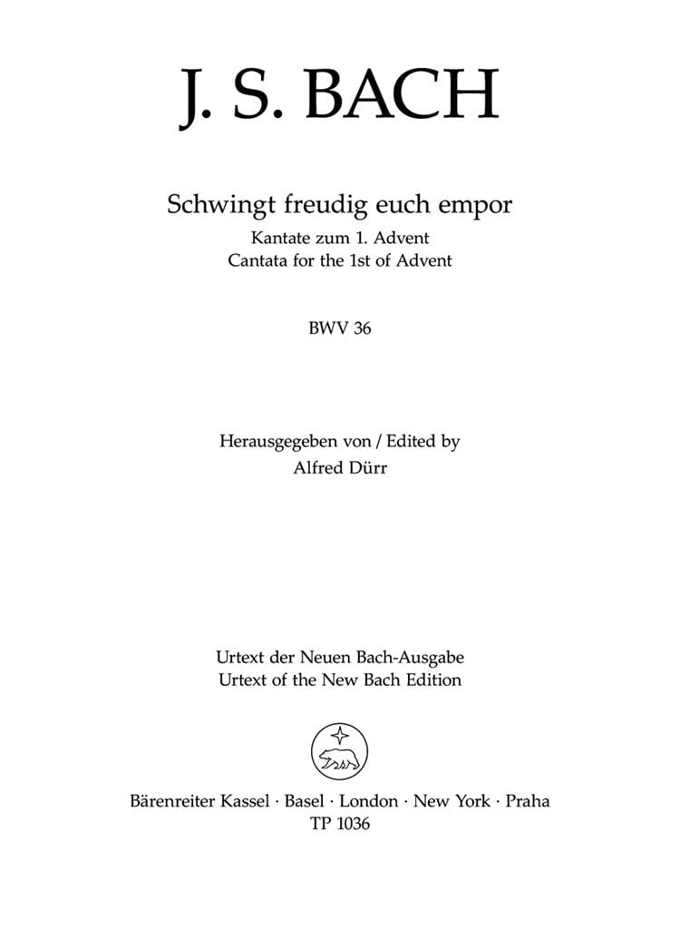 Schwingt freudig euch empor BWV 36