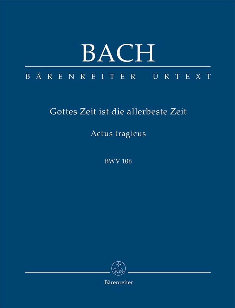 Cantata 106 Actus Trag Study score