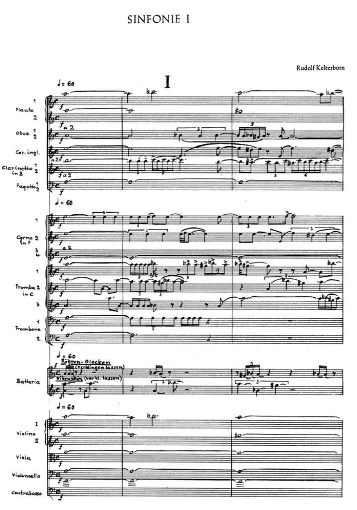 Sinfonie I in drei Satzen