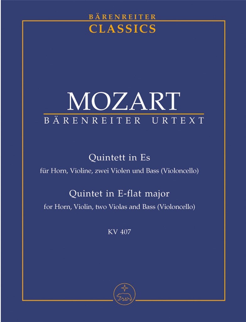 Quintett E flat major KV 407(386c)