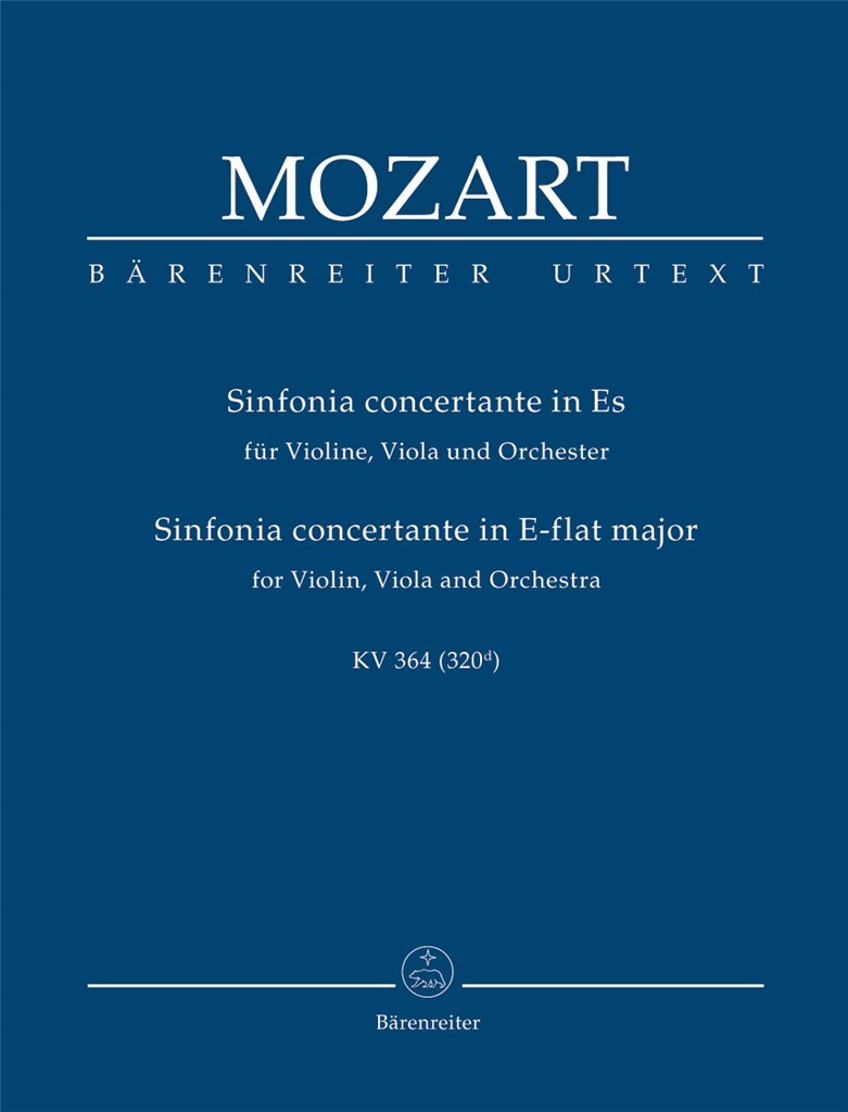 Sinfonia Concertante K364 Study score