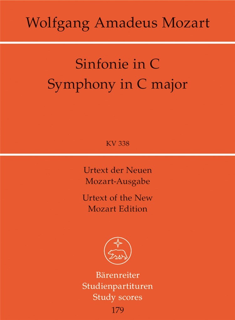 Sinfonie No. 34 C major KV 338