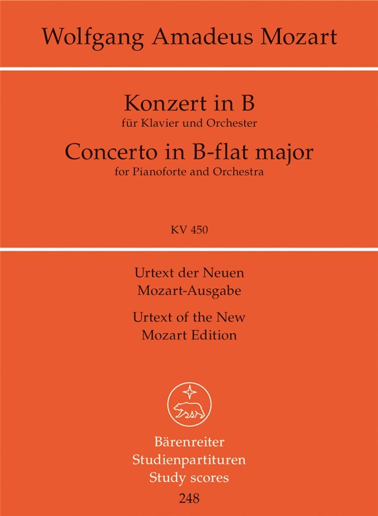 Piano Concerto B flat major KV 450