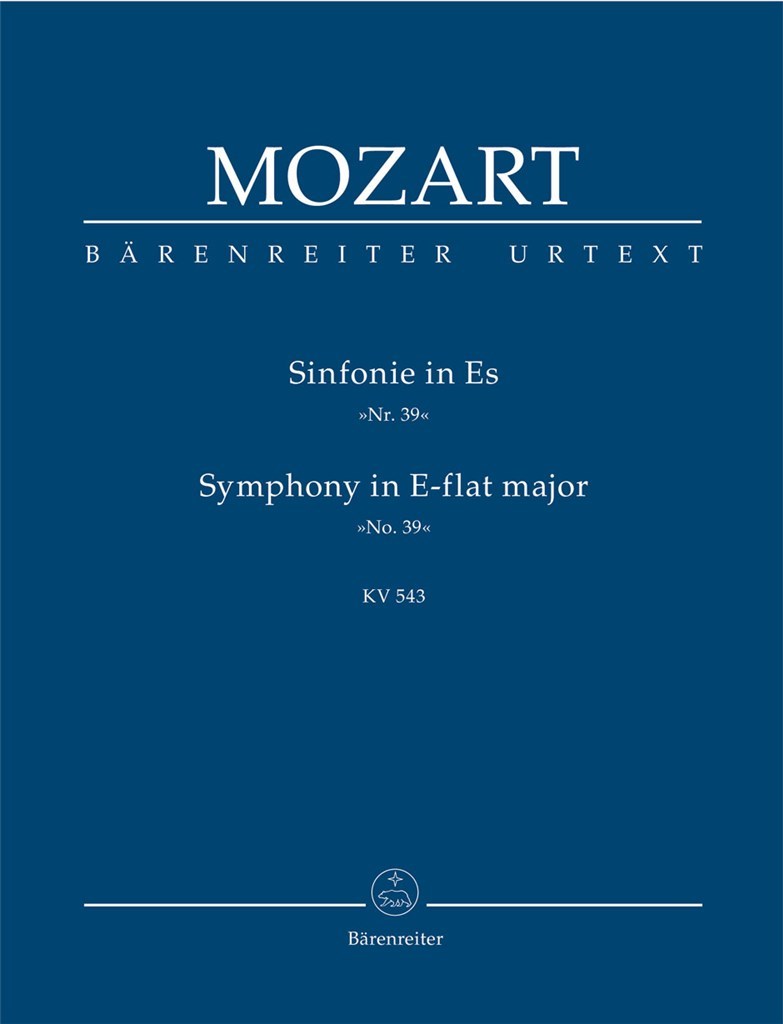 Sinfonie No. 39 E flat major KV 543