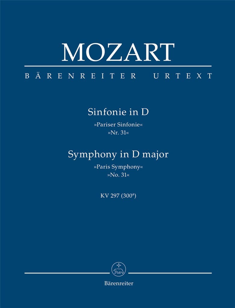 Symphony 31 K297 Paris Study Score