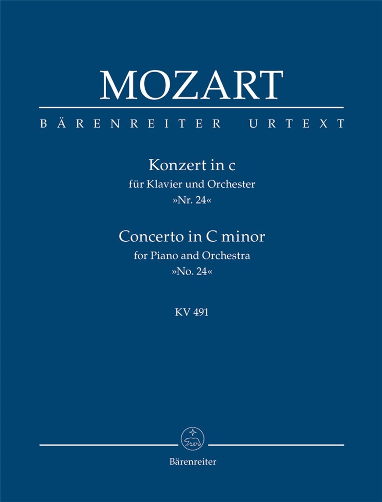 Piano Concerto 24 K491 Study Score