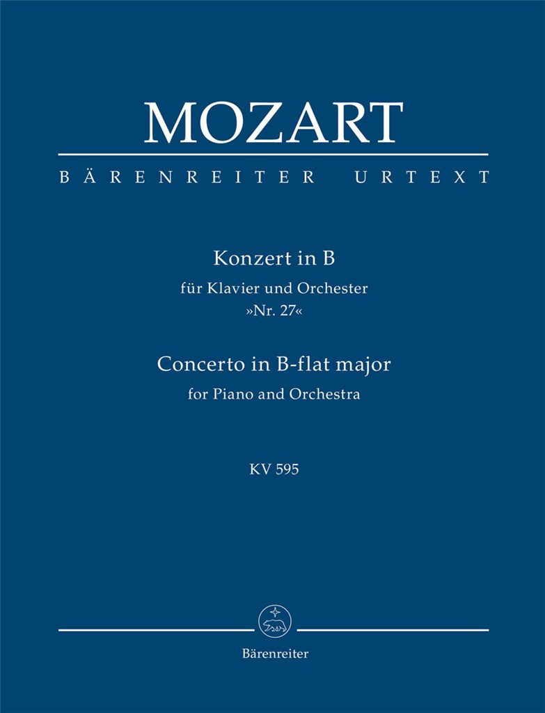 Piano Concerto 27 K595 Study score