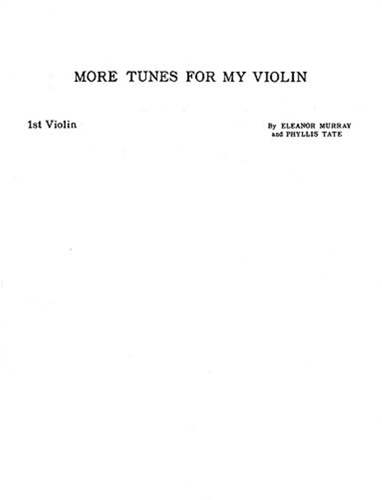 More Tunes for my Violin