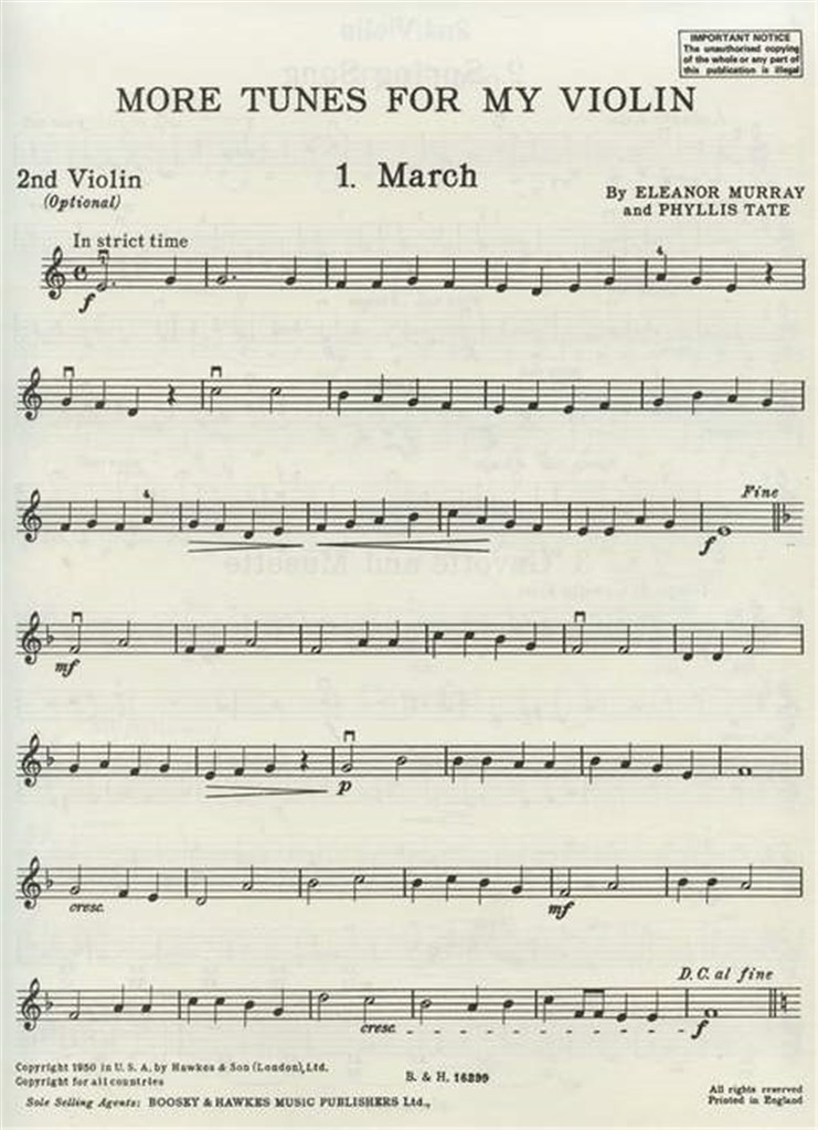 More Tunes for my Violin