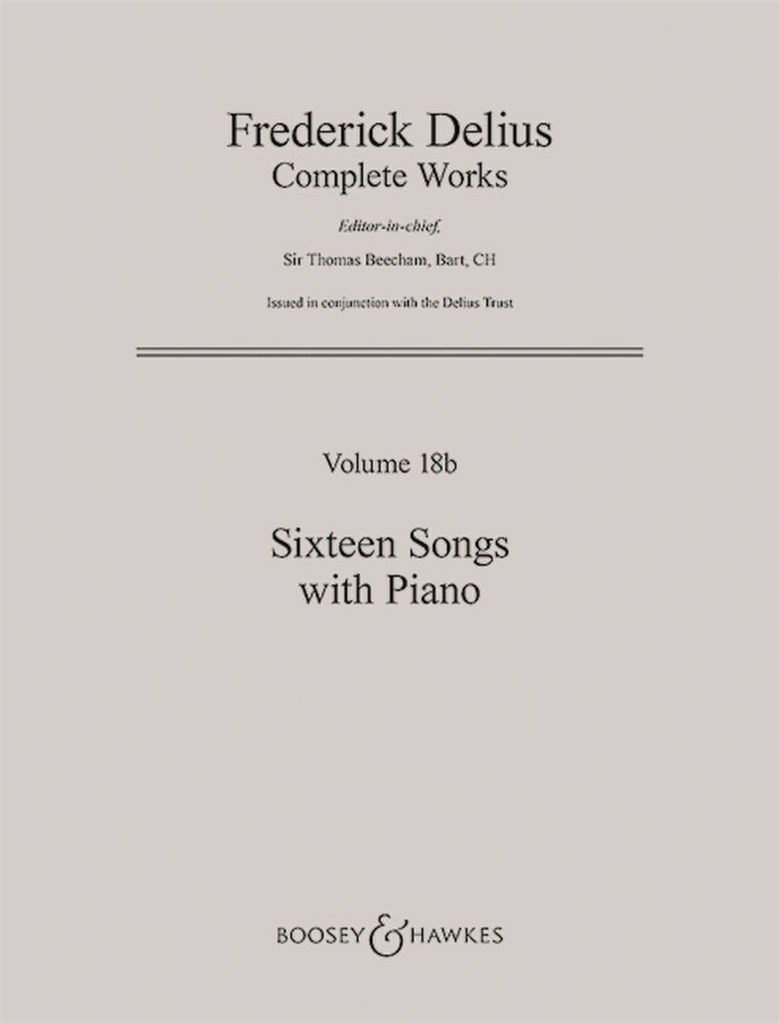 Sixteen Songs with Piano