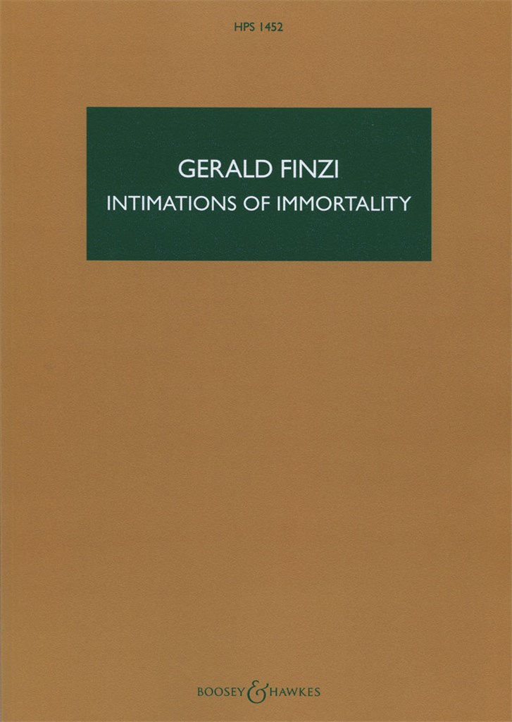 Intimations of Immortality Op. 29