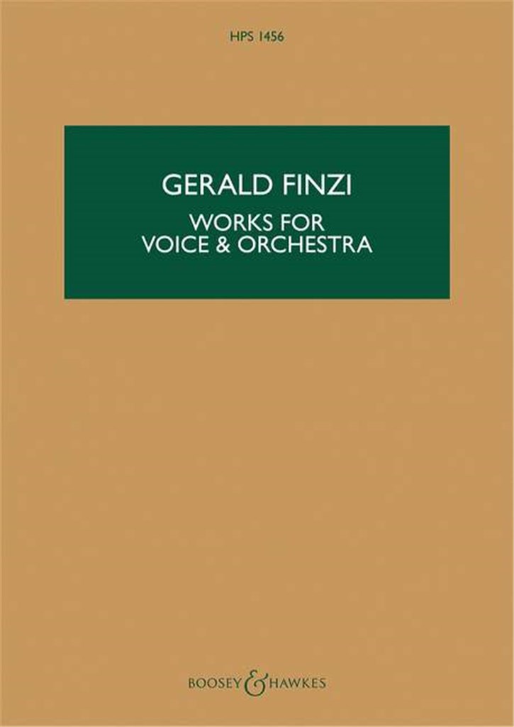 Works for Voice and Orchestra