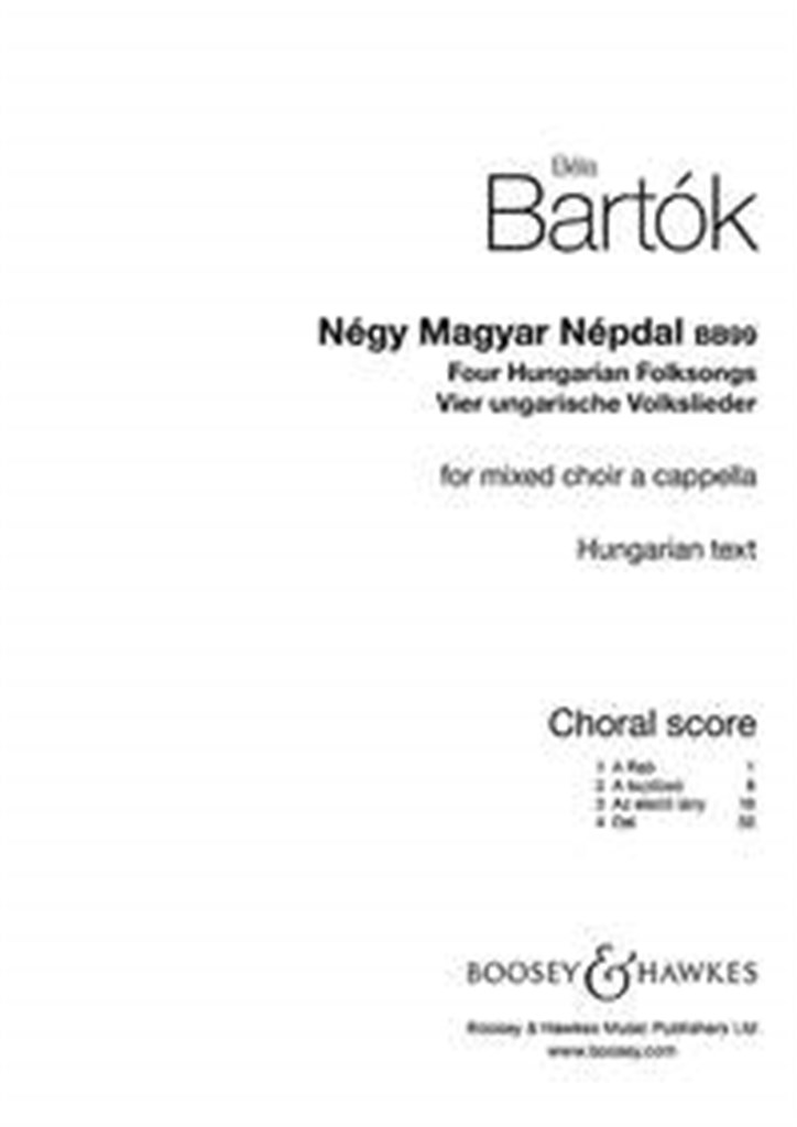 Four Hungarian Folksongs