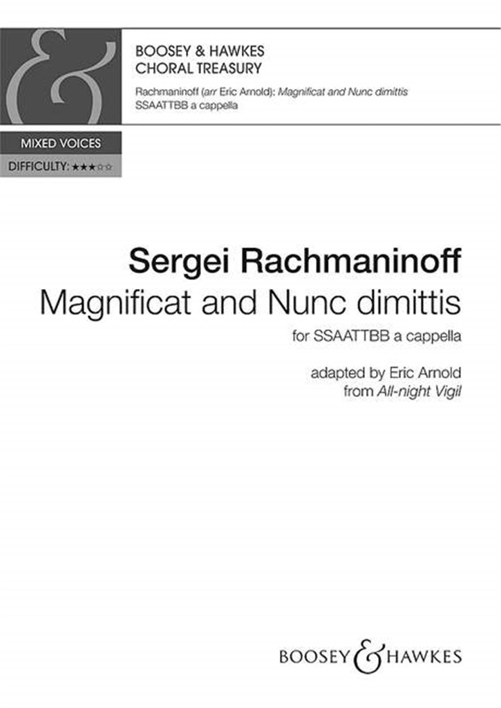 Magnificat and Nunc Dimittis