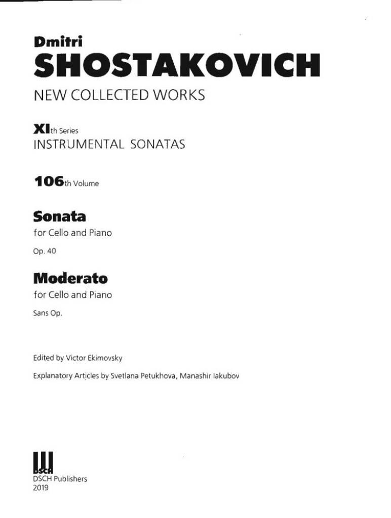 Instrumental Sonatas