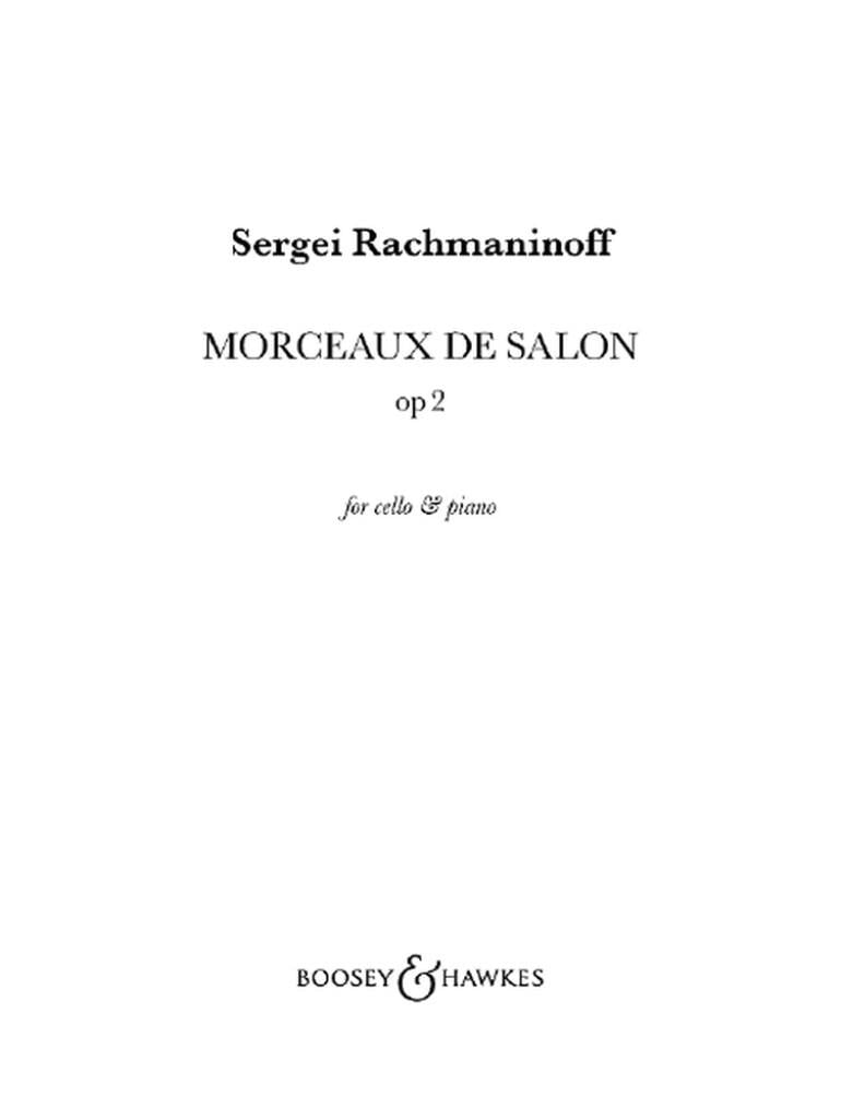 Morceaux de salon Op. 2