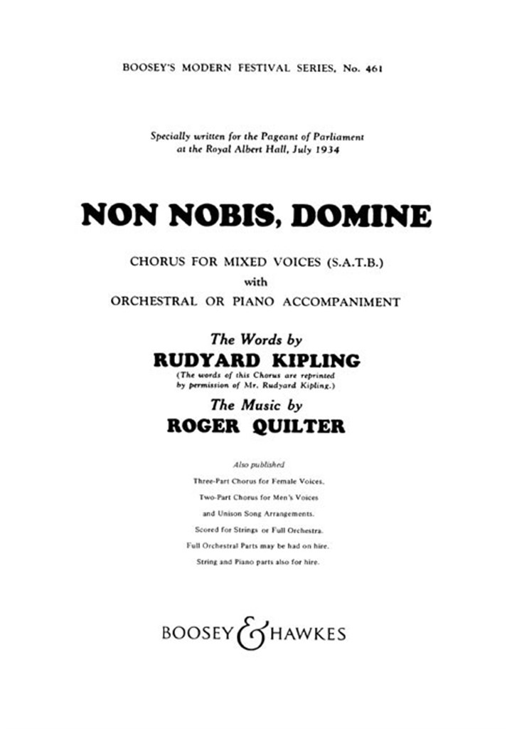 Non nobis Domine