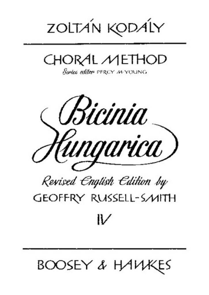 Bicinia Hungarica Vol. 4