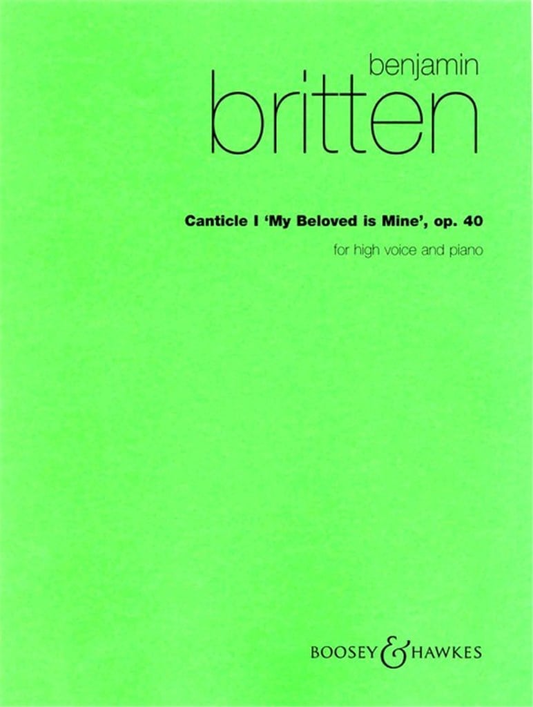 Canticle (My Beloved Is) op. 40 Vol. 1