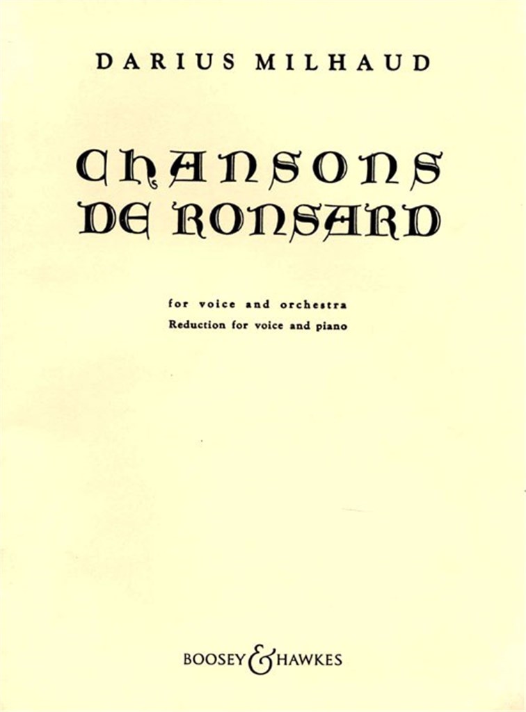 Chansons de Ronsard