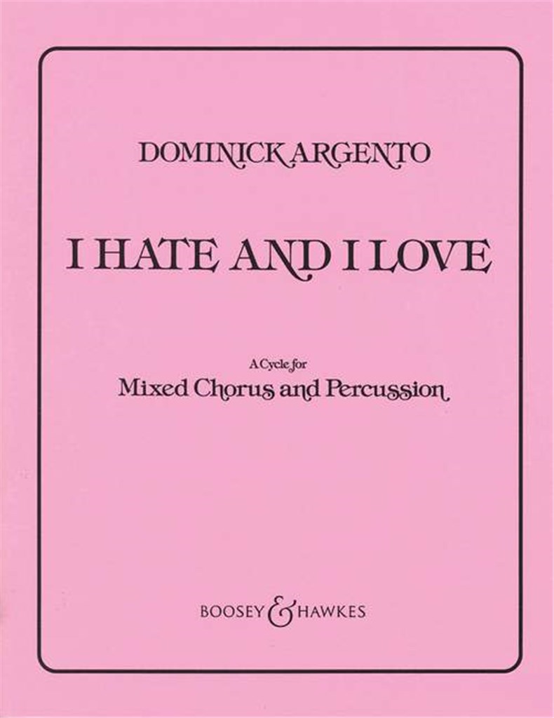 I Hate and I Love