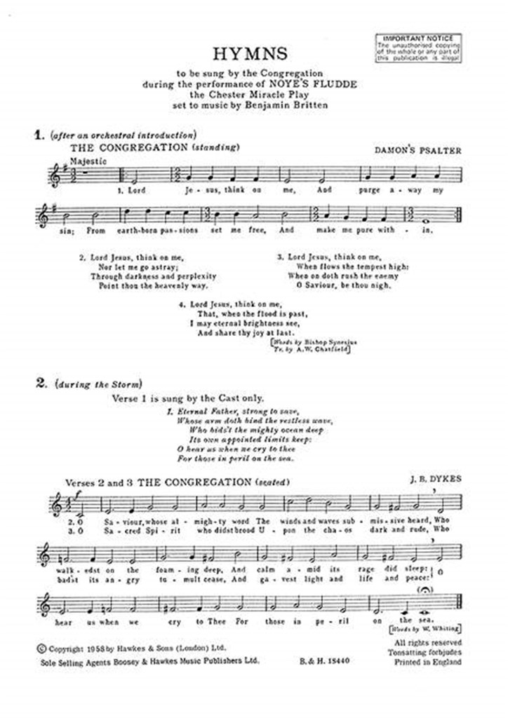 Noye's Fludde op. 59