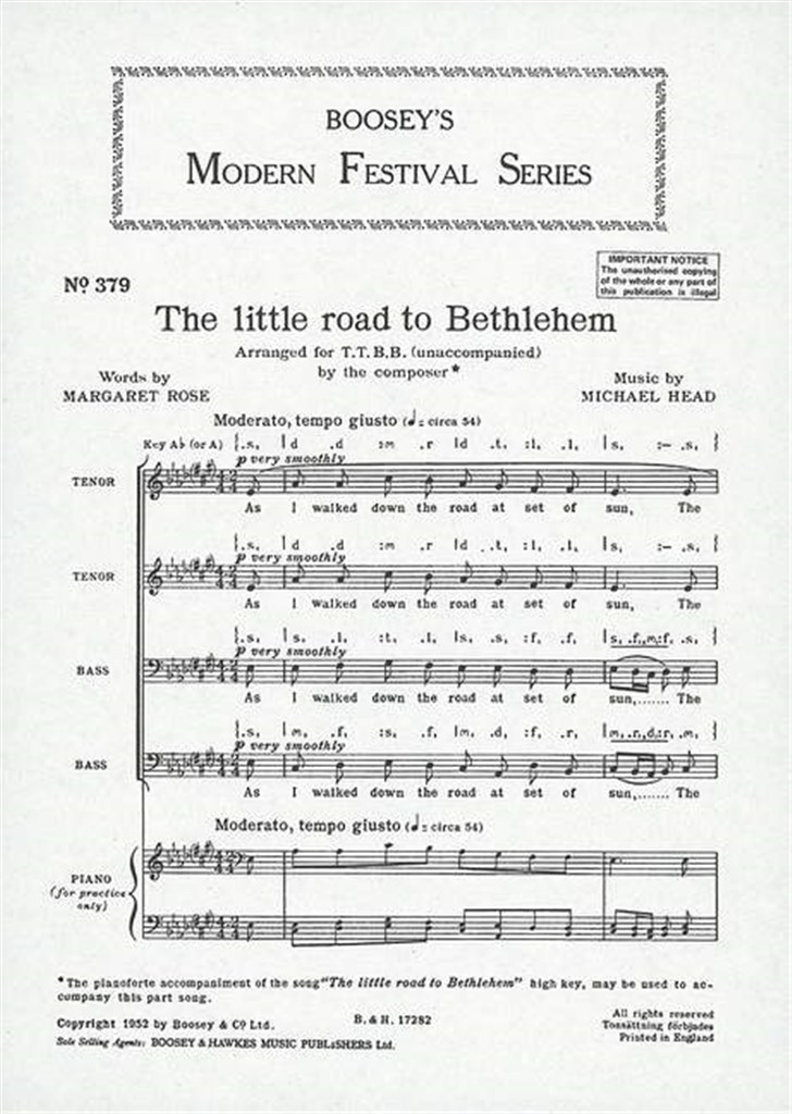 The little road to Bethlehem