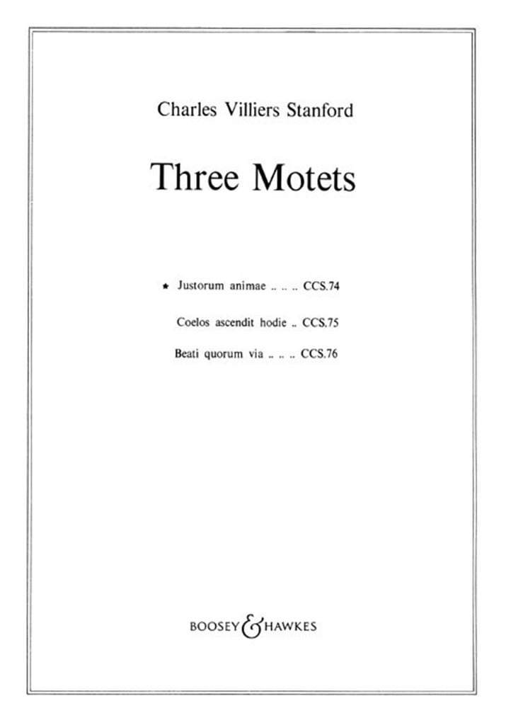 Three Motets op. 38/1