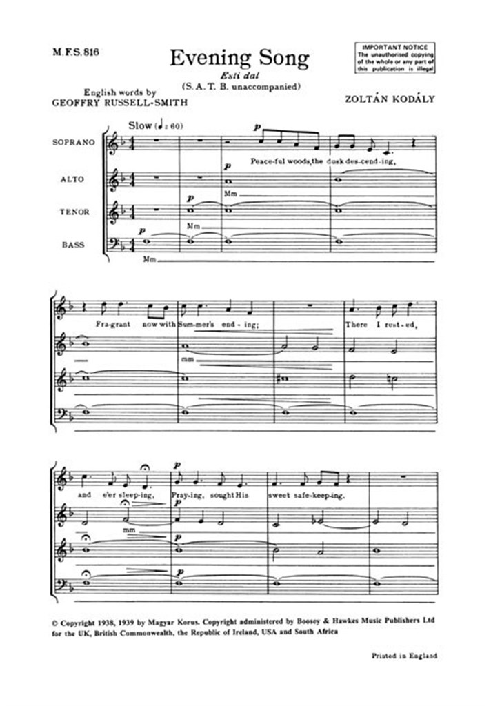 Evening Song