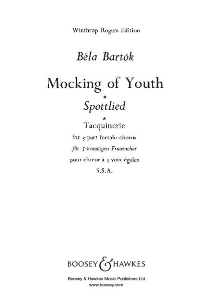 Mocking of Youth