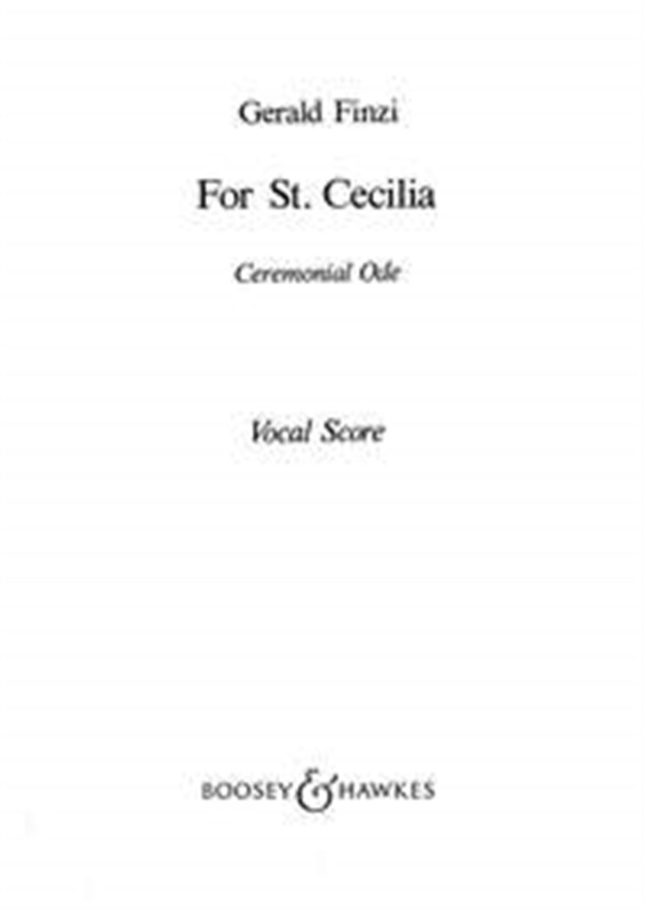 For St Cecilia op. 30