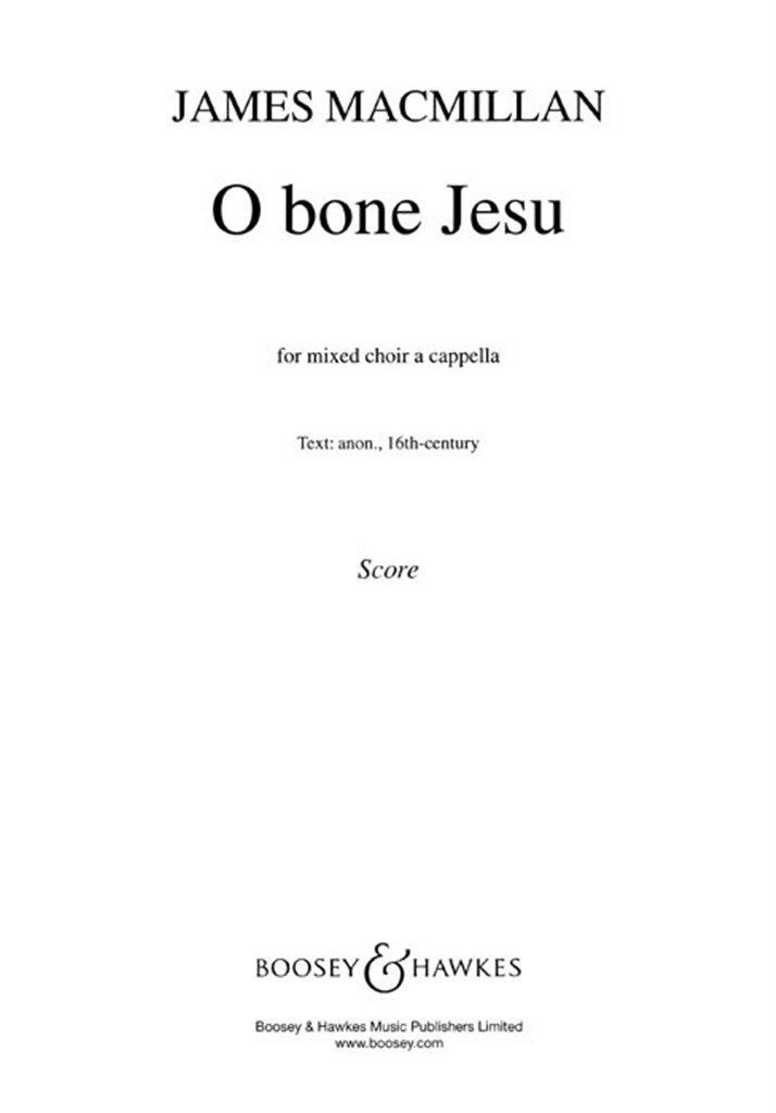O bone Jesu